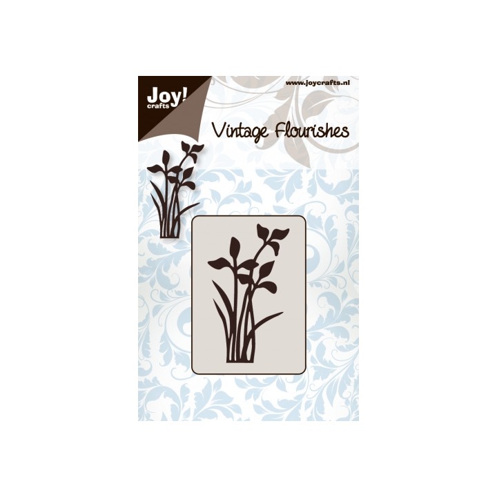 (6003/0029)stencil Vintage Flourishes - Flower/leaves nr. 1