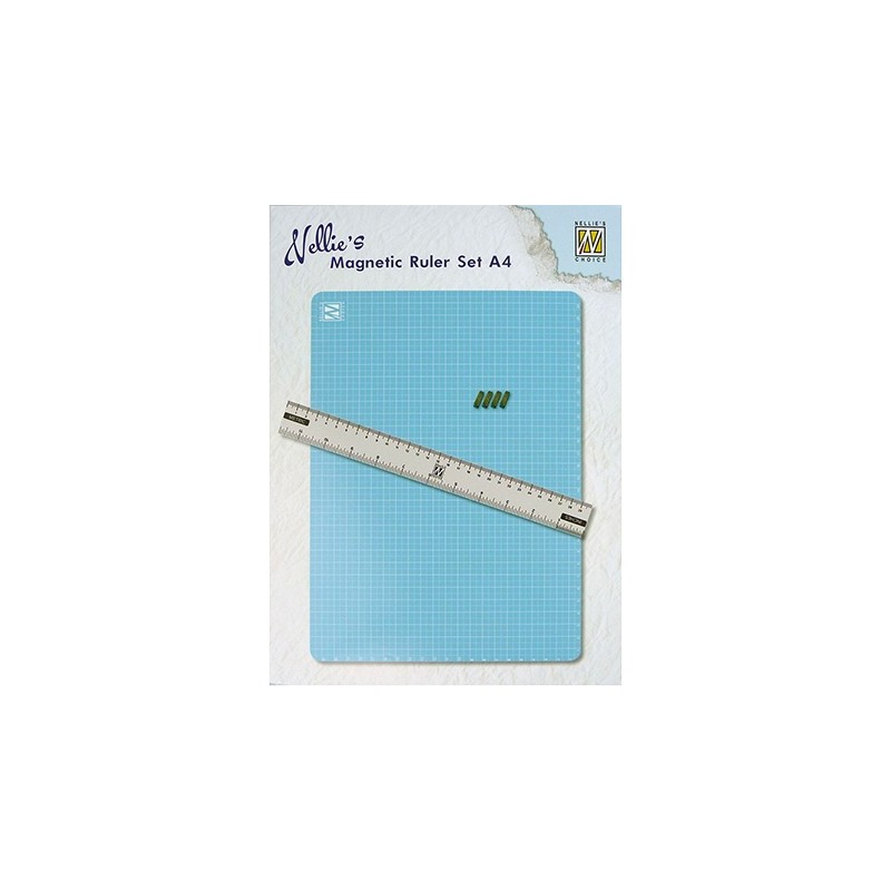 (MAGM001)Nellie`s Choice Magnetic Ruler set A4