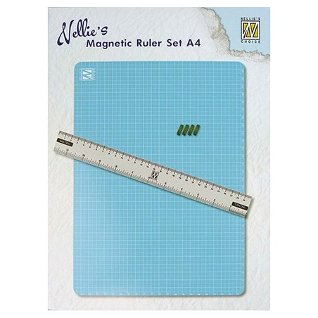 (MAGM001)Nellie`s Choice Magnetic Ruler set A4