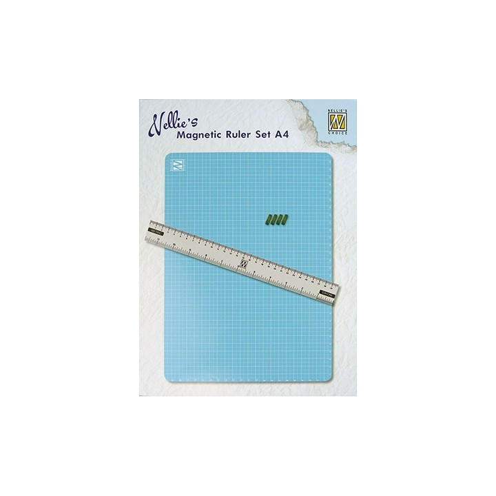(MAGM001)Nellie`s Choice Magnetic Ruler set A4