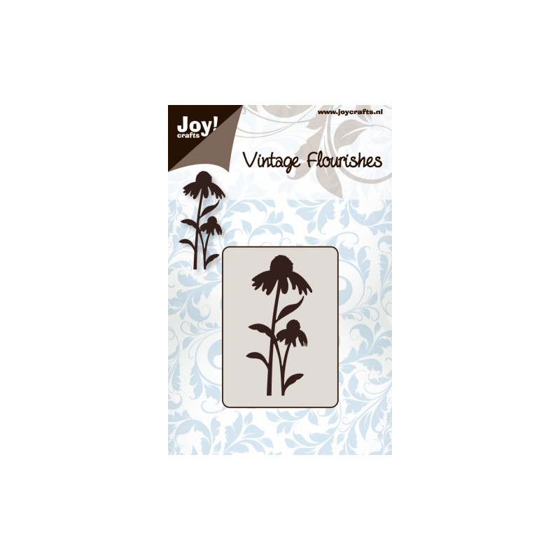 (6003/0030)stencil Vintage Flourishes - Flower/leaves nr. 2
