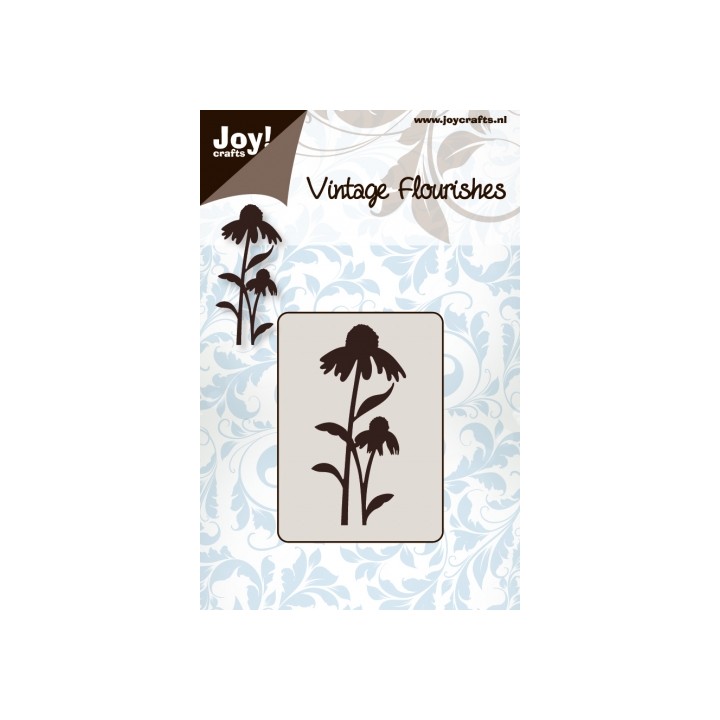 (6003/0030)Pochoir Vintage Flourishes - Fleurs/feuilles no. 2
