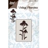 (6003/0030)Schablone Vintage Flourishes - Blumen/Blätter nr. 2