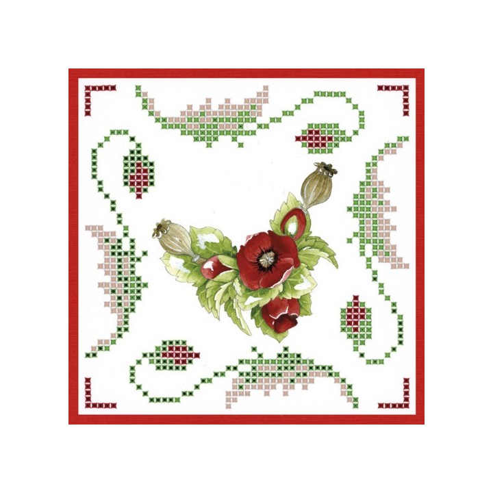 (SPDO034)Sparkles Set 34 - Precious Marieke - Delicate Flowers - Poppy