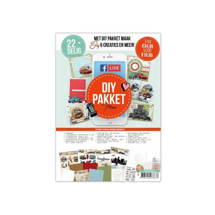 (FDIY0003)Facebook Live DIY Pakket - Men