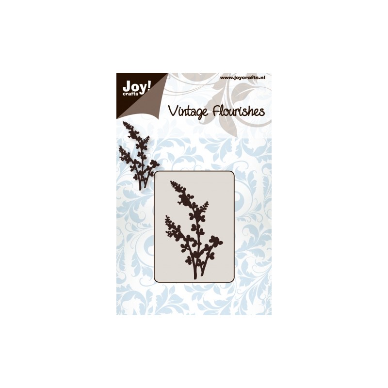 (6003/0032)stencil Vintage Flourishes - bloem/bladeren nr. 4