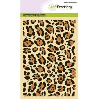 (1312)CraftEmotions clearstamps A6 - panther print