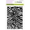 (1313)CraftEmotions clearstamps A6 - zebra print