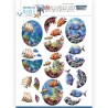 (SB10456)3D Push Out - Amy Design - Underwater World - Saltwater Fish