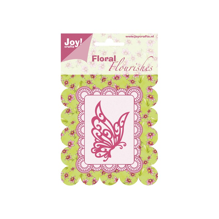 (6003/0006)Schablone Vintage Flourishes - Schmetterling