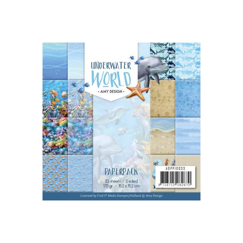(ADPP10033)Paperpack - Amy Design - Underwater World