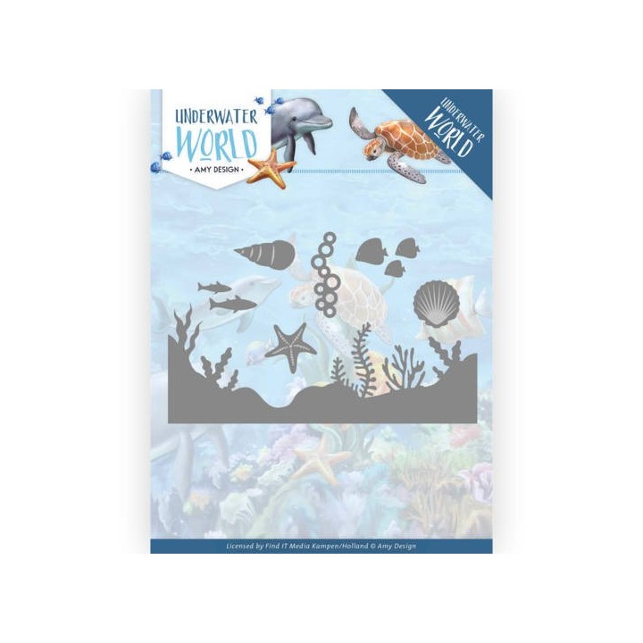 (ADD10211)Dies - Amy Design - Underwater World - Sea Life