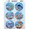 (CDS10029)Push Out Scenery - Amy Design - Underwater World - Sea World