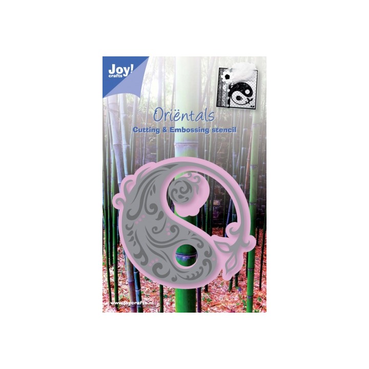 (6002/0231)Schneide & Präge Schablone ying-yang