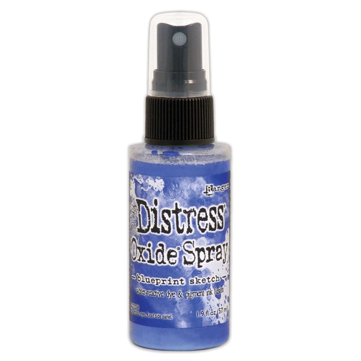 (TSO67573)Ranger Distress Oxide Spray - Tim Holtz - Blueprint sketch