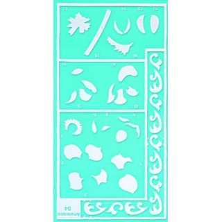 Pergamano Sjabloon anemoon (33304)