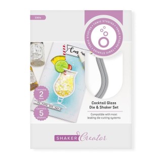 (3361E)Tonic Studios • Shaker Creator cocktail glass die set