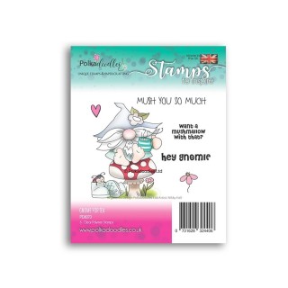 (PD8070)Polkadoodles Gnome for Tea Clear Stamps