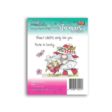 (PD8071)Polkadoodles There's Gnome Body Like You Clear Stamps
