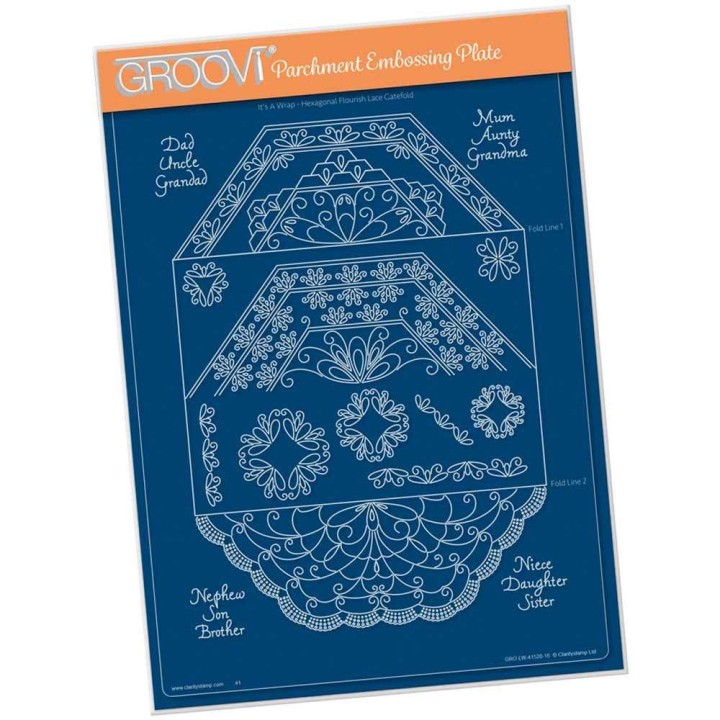 (GRO-LW-41520-16)LINDA'S IT'S A WRAP! - HEXAGONAL FLOURISH LACE