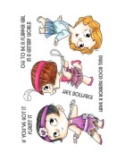 (CCD-0198)C.C. Designs Stamp clear 20's Gals