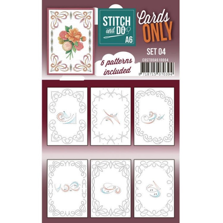 (COSTDOA610004)Cards Only Stitch A6 - 004