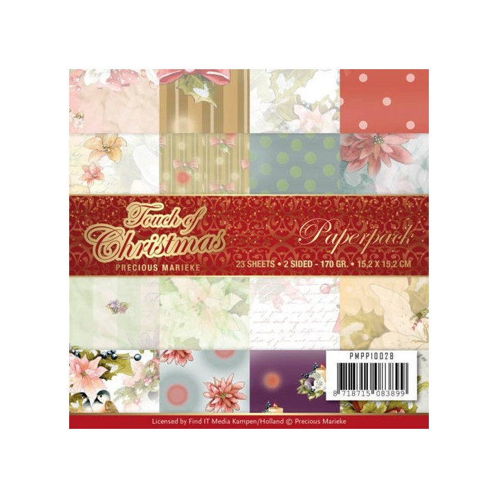 (PMPP10028)Paperpack - Precious Marieke - Touch of Christmas
