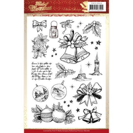 (PMCS10045)Clear Stamps - Precious Marieke - Touch of Christmas