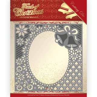 (PM10182)Dies - Precious Marieke - Touch of Christmas - Christmas Bells Frame