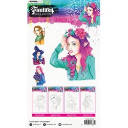 (STAMPFC472)Studio Light Clearstamp A5 Fantasy collection 3.0 nr.472