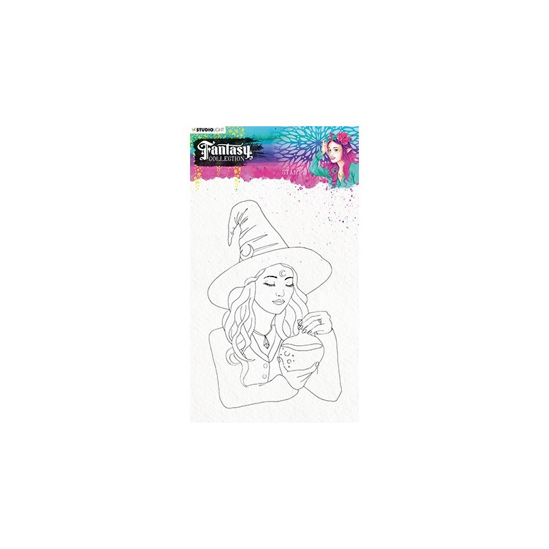 (STAMPFC474)Studio Light Clearstamp A5 Fantasy collection 3.0 nr.474