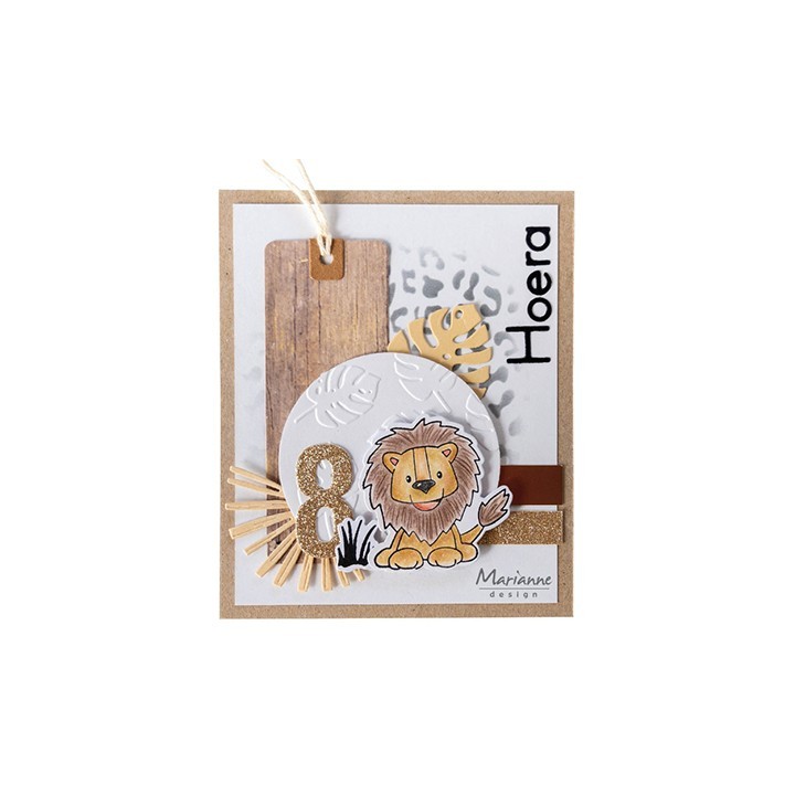 (LR0667)Creatables Tropical leaves