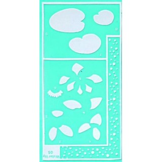Pergamano sjabloon waterlelie (33305)