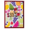 (CS1064)Clear stamp Colorfull Silhouettes - fruit