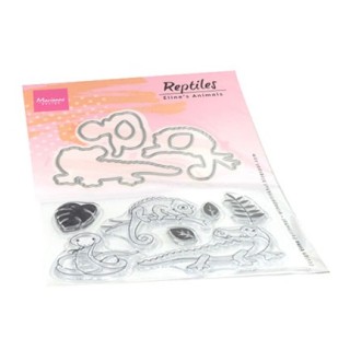 (ec0181)Clear Stamp Eline's Animals - reptiles