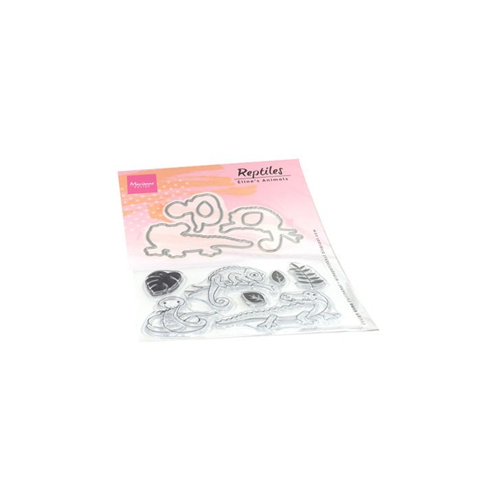 (ec0181)Clear Stamp Eline's Animals - reptiles