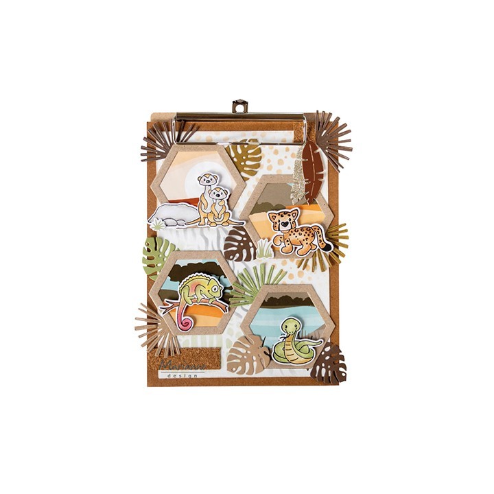 (ec0183)Clear Stamp Eline's Animals - meercats