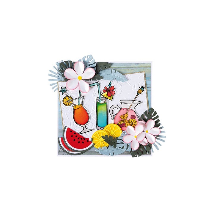 (HT1656)Clear stamp Hetty's Summer - cocktails