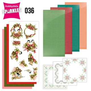 (SPDO036)Sparkles Set 36 -  Precious Marieke - A Touch of Christmas - Birds