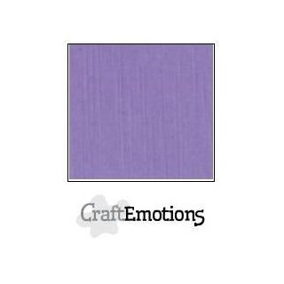 (001232/1120)CraftEmotions linen cardboard 10 Sh lavender LHC-20 A4 250gr