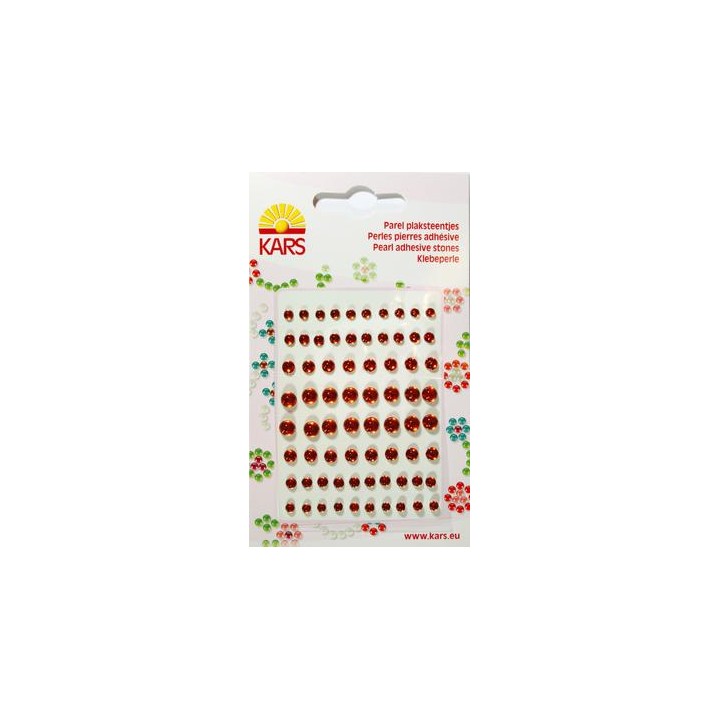 Strassklebesteine rund orange