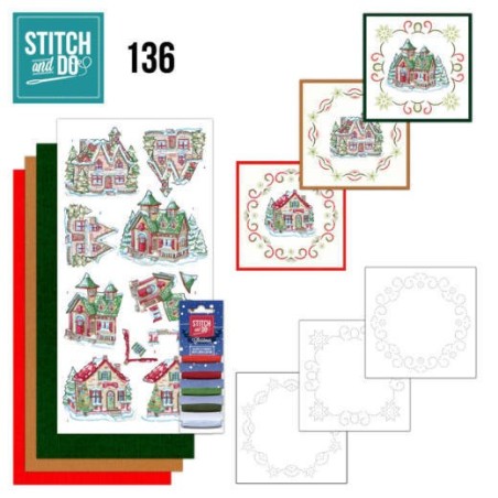 (STDO136)Stitch and Do 136 - Yvonne Creations - Villages