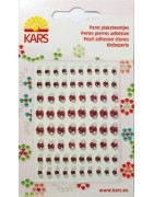 Facet plaksteentjes rond roze
