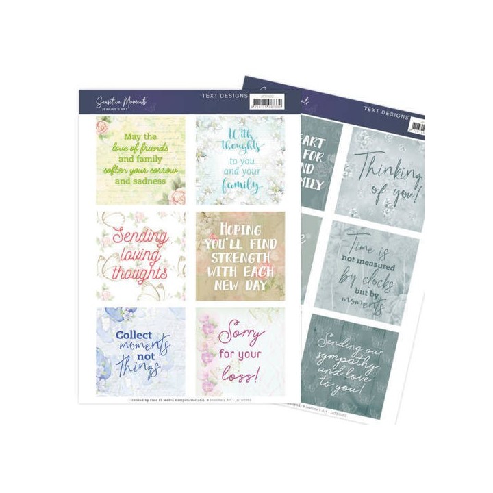 (JATD1002)Text Designs - Jeanine's Art - Sensitive Moments (EN)