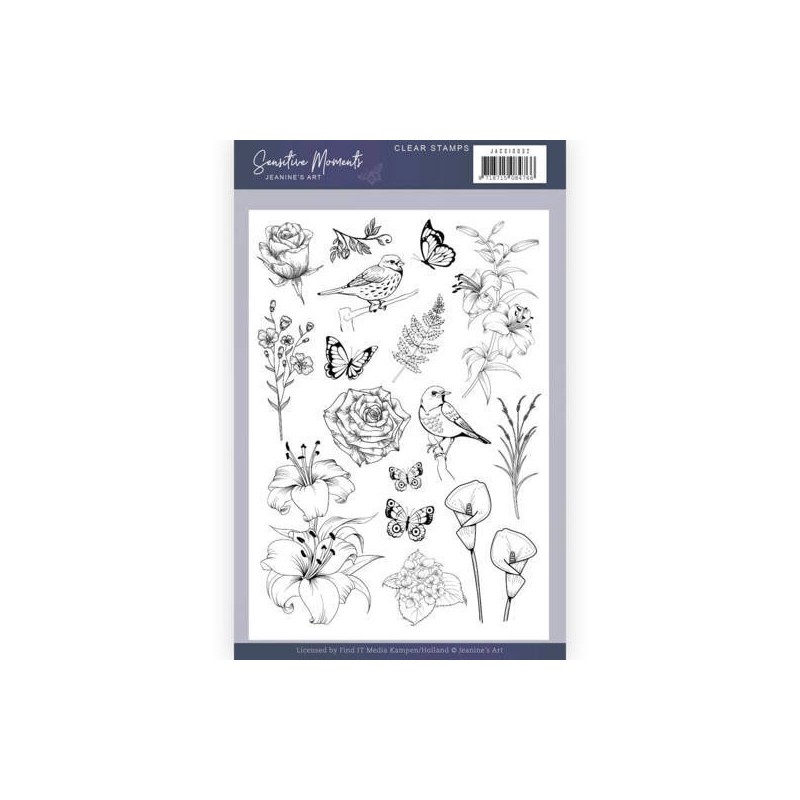 (JACS10032)Clear Stamps - Jeanine's Art - Sensitive Moments