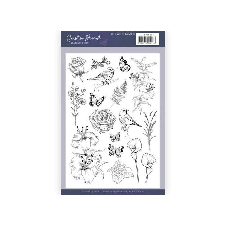 (JACS10032)Clear Stamps - Jeanine's Art - Sensitive Moments
