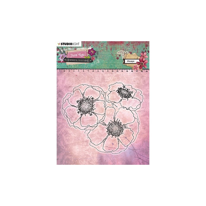 (STAMPJL08)Studio Light Clearstamp Just Lou Botanical Collection nr.08