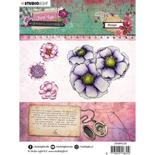 (STAMPJL08)Studio Light Clearstamp Just Lou Botanical Collection nr.08