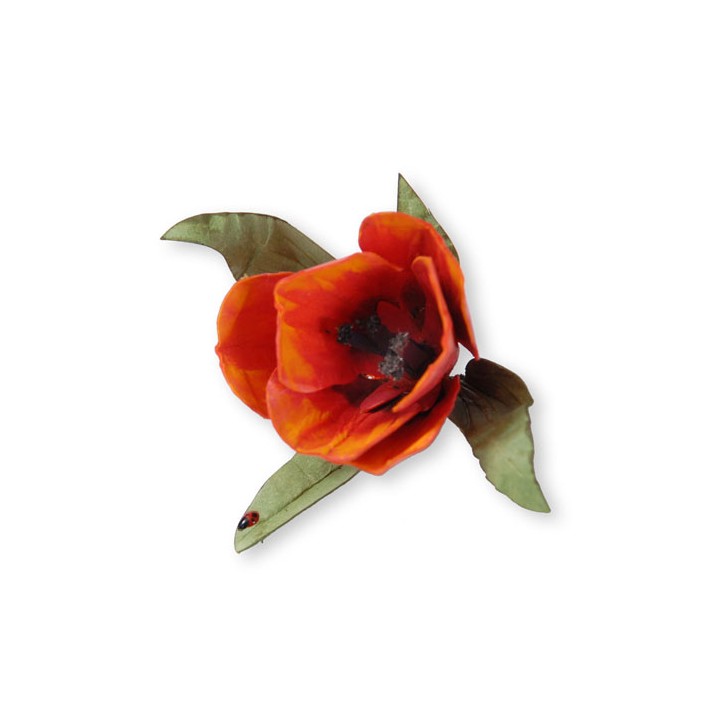 (658418)Thinlits Die Set 10PK - Flower, Tulip