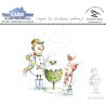 (CCSBCP)The Card Hut Snowboots: Anyone For Christmas Pudding Clear Stamps